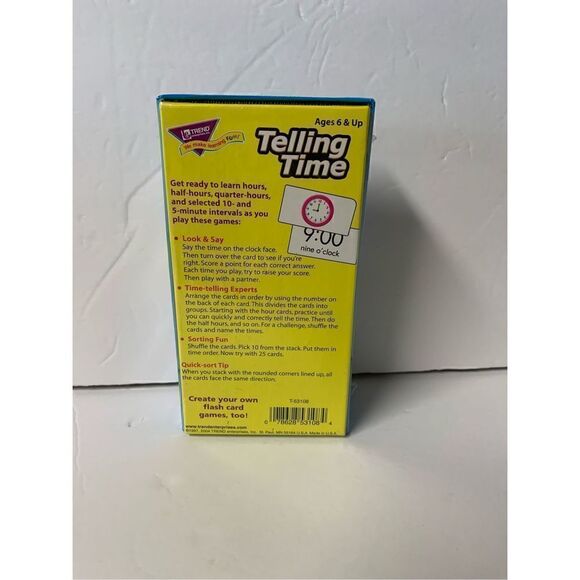 Telling Time flash cards - Picture 2 of 2